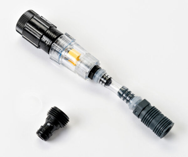 Stealth™ Adapter for Injector Water Supplies (BFS Style Fitting) - Image 1