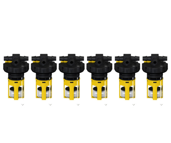 Flow-Rite 6-Pack Replacement Valves, Yellow - Image 1